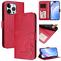 Litter Panda Embossing RFID Leather Phone Case with Lanyard, For iPhone Air, For iPhone 16 Pro Max, For iPhone 16 Pro, For iPhone 16 Plus