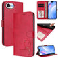 Litter Panda Embossing RFID Leather Phone Case with Lanyard, For iPhone 18 Pro / 17 Pro, For iPhone 18 Pro Max / 17 Pro Max, For iPhone 17e / 16e, For iPhone 17
