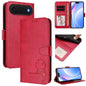 Litter Panda Embossing RFID Leather Phone Case with Lanyard, For iPhone Air, For iPhone 16 Pro Max, For iPhone 16 Pro, For iPhone 16 Plus