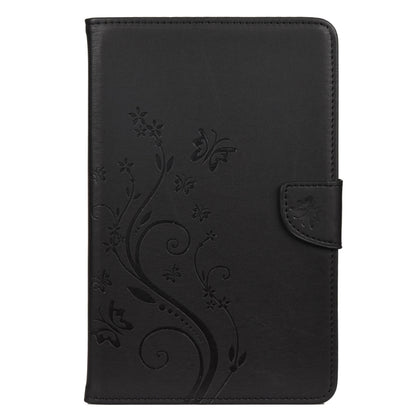 Butterfly Flower Embossing Pattern Horizontal Flip Leather Case with Holder & Card Slots & Wallet