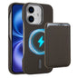 Carbon Fiber MagSafe Magnetic Card Holder Phone Case, For iPhone 16 Pro Max, iPhone 16 Pro, For iPhone 16 Plus, For iPhone 16