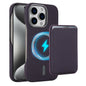Carbon Fiber MagSafe Magnetic Card Holder Phone Case, For iPhone 15 Pro Max, For iPhone 15 Pro, For iPhone 15 Plus, For iPhone 15