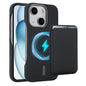 Carbon Fiber MagSafe Magnetic Card Holder Phone Case, For iPhone 15 Pro Max, For iPhone 15 Pro, For iPhone 15 Plus, For iPhone 15