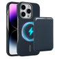 Carbon Fiber MagSafe Magnetic Card Holder Phone Case, For iPhone 14, For iPhone 14 Pro, For iPhone 14 Pro Max, For iPhone 13 Pro Max
