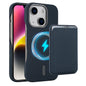 Carbon Fiber MagSafe Magnetic Card Holder Phone Case, For iPhone 15 Pro, For iPhone 15 Plus, For iPhone 15, For iPhone 14 Plus