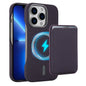 Carbon Fiber MagSafe Magnetic Card Holder Phone Case, For iPhone 13 Pro Max, For iPhone 13 Pro, For iPhone 13, For iPhone 12