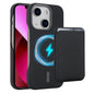 Carbon Fiber MagSafe Magnetic Card Holder Phone Case, For iPhone 13 Pro Max, For iPhone 13 Pro, For iPhone 13, For iPhone 12