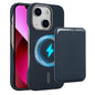 Carbon Fiber MagSafe Magnetic Card Holder Phone Case, For iPhone 13 Pro Max, For iPhone 13 Pro, For iPhone 13, For iPhone 12