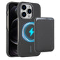Carbon Fiber MagSafe Magnetic Card Holder Phone Case, For iPhone 13 Pro, For iPhone 13, For iPhone 12, For iPhone 12 Pro Max