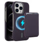 Carbon Fiber MagSafe Magnetic Card Holder Phone Case, For iPhone 13 Pro, For iPhone 13, For iPhone 12, For iPhone 12 Pro Max