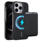 Carbon Fiber MagSafe Magnetic Card Holder Phone Case, For iPhone 12 Pro