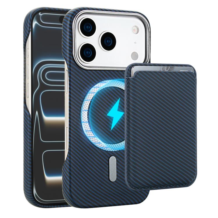 Carbon Fiber MagSafe Magnetic Card Holder Phone Case, For iPhone 17 Pro Max, For iPhone 17 Pro, For iPhone 17, For iPhone Air