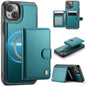 JEEHOOD J09 Buckle Card Bag MagSafe Magnetic Style RFID Leather Phone Case, For iPhone 13 Pro, For iPhone 13, For iPhone 12 / 12 Pro, For iPhone 11 Pro Max