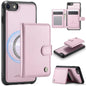 JEEHOOD J09 Buckle Card Bag MagSafe Magnetic Style RFID Leather Phone Case, For iPhone 14 Pro, For iPhone 14 Pro Max, For iPhone SE 2022 / SE 2020 / 8 / 7, For iPhone 13 Pro Max