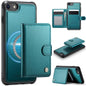 JEEHOOD J09 Buckle Card Bag MagSafe Magnetic Style RFID Leather Phone Case, For iPhone 14 Pro, For iPhone 14 Pro Max, For iPhone SE 2022 / SE 2020 / 8 / 7, For iPhone 13 Pro Max
