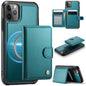 JEEHOOD J09 Buckle Card Bag MagSafe Magnetic Style RFID Leather Phone Case, For iPhone 11, For iPhone 11 Pro