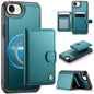 JEEHOOD J09 Buckle Card Bag MagSafe Magnetic Style RFID Leather Phone Case, For iPhone 18 Pro, For iPhone 18 Pro Max, For iPhone 17e / 16e, For iPhone 17 Pro Max