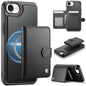 JEEHOOD J09 Buckle Card Bag MagSafe Magnetic Style RFID Leather Phone Case, For iPhone 18 Pro, For iPhone 18 Pro Max, For iPhone 17e / 16e, For iPhone 17 Pro Max
