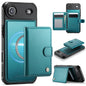 JEEHOOD J09 Buckle Card Bag MagSafe Magnetic Style RFID Leather Phone Case, For iPhone 17 Pro, For iPhone 17, For iPhone Air, For iPhone 16 Pro Max