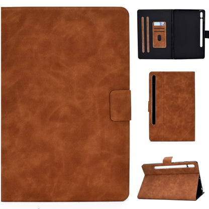 Cowhide Texture Horizontal Flip Leather Case with Holder & Card Slots & Sleep / Wake-up