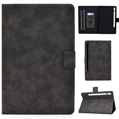 Cowhide Texture Horizontal Flip Leather Case with Holder & Card Slots & Sleep / Wake-up