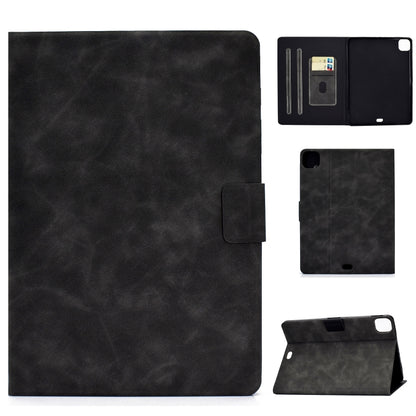 Cowhide Texture Horizontal Flip Leather Case with Holder & Card Slots & Sleep / Wake-up