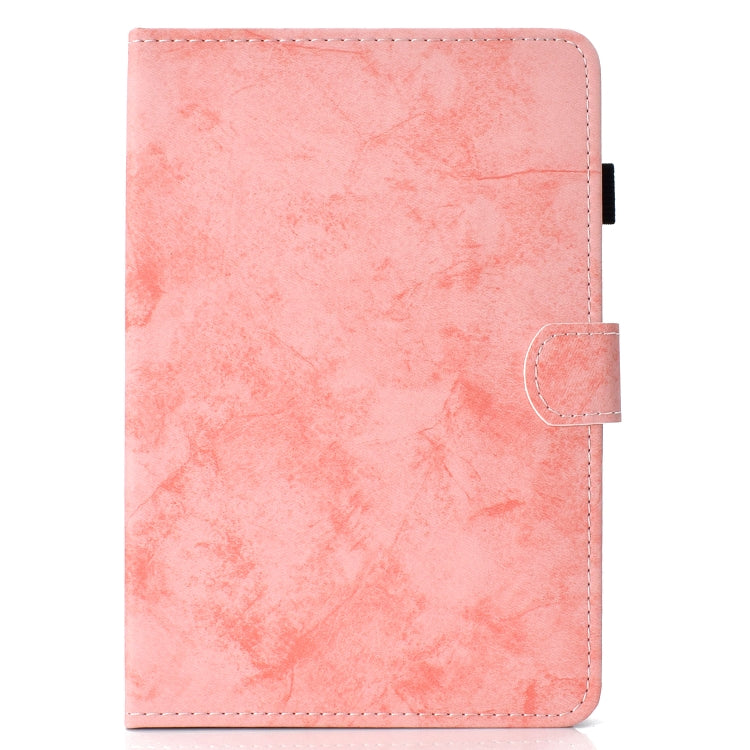 Marble Style Cloth Texture Leather Case with Bracket & Card Slot & Pen Slot & Anti Skid Strip