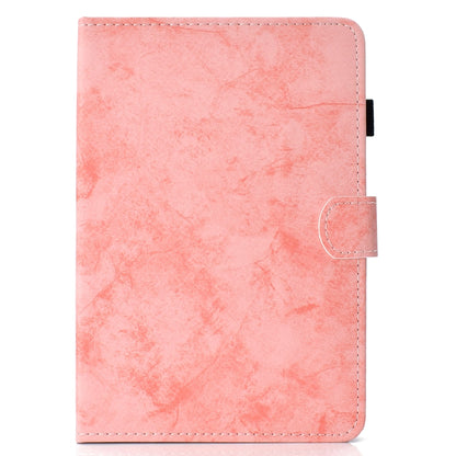 Marble Style Cloth Texture Leather Case with Bracket & Card Slot & Pen Slot & Anti Skid Strip