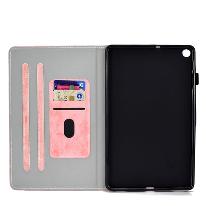 Marble Style Cloth Texture Leather Case with Bracket & Card Slot & Pen Slot & Anti Skid Strip