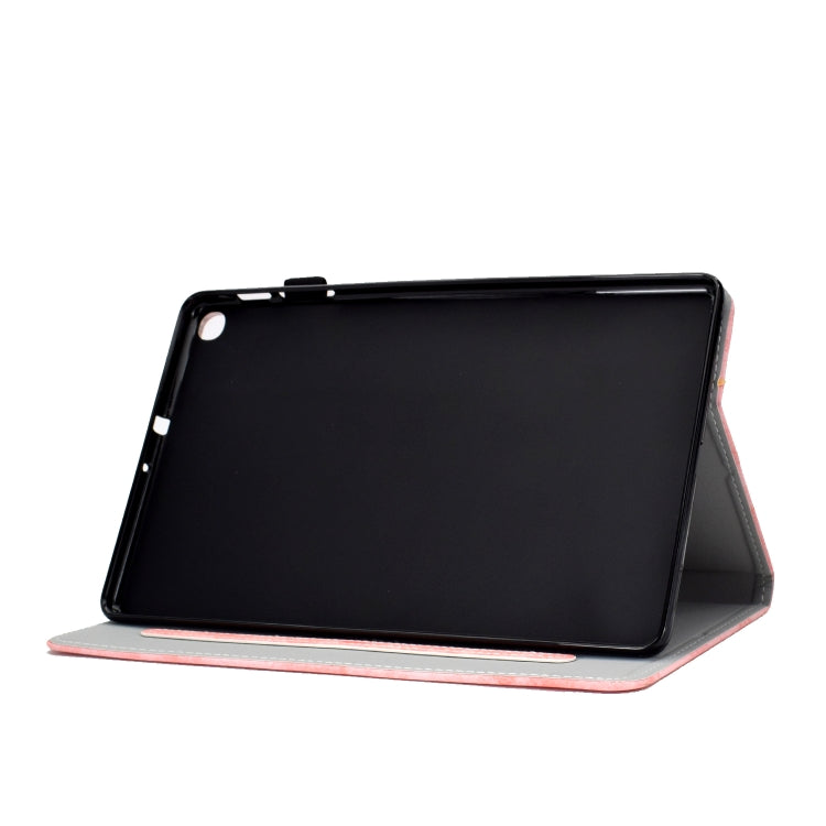 Marble Style Cloth Texture Leather Case with Bracket & Card Slot & Pen Slot & Anti Skid Strip