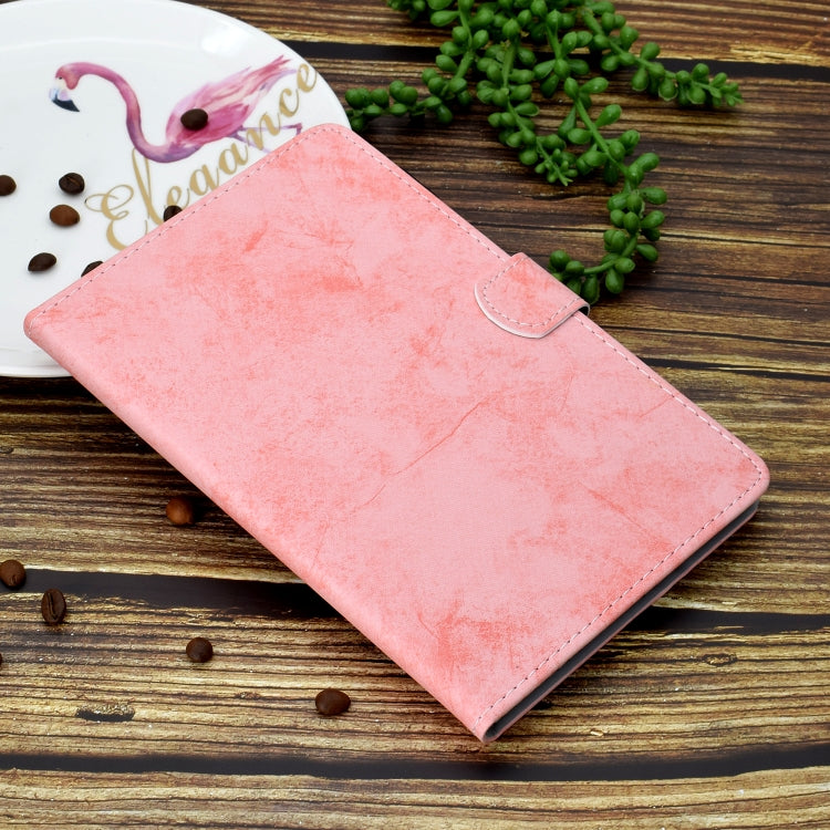 Marble Style Cloth Texture Leather Case with Bracket & Card Slot & Pen Slot & Anti Skid Strip