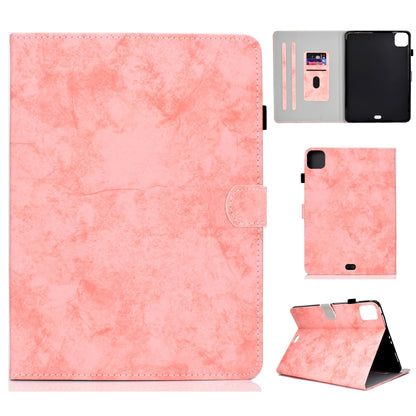 Marble Style Cloth Texture Leather Case with Bracket & Card Slot & Pen Slot & Anti Skid Strip