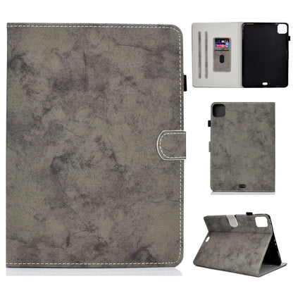 Marble Style Cloth Texture Leather Case with Bracket & Card Slot & Pen Slot & Anti Skid Strip