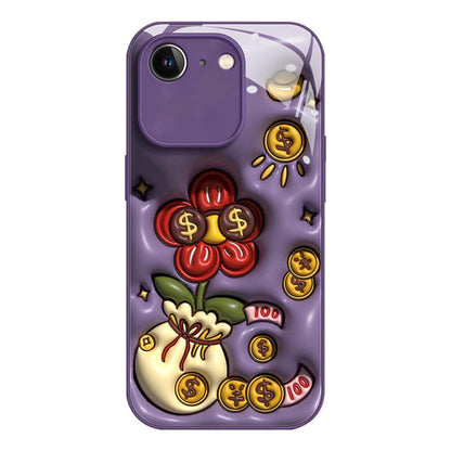 Liquid Glass TPU Soft Edge Shockproof Phone Case, For iPhone 16e, For iPhone 14 Plus, For iPhone 14, For iPhone 14 Pro, For iPhone 14 Pro Max, For iPhone 7 / 8 / SE 2022, For iPhone 13 Pro Max, For iPhone 13 Pro