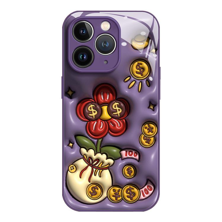 Liquid Glass TPU Soft Edge Shockproof Phone Case, For iPhone 13, For iPhone 12, For iPhone 12 Pro Max, For iPhone 12 Pro, For iPhone 11 Pro Max, For iPhone 11, For iPhone 11 Pro, For iPhone X / XS