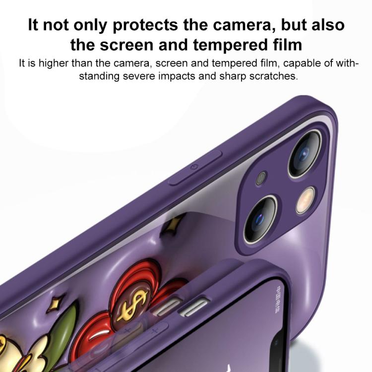 Liquid Glass TPU Soft Edge Shockproof Phone Case, For iPhone XR, For iPhone XS Max, For iPhone 7 Plus / 8 Plus