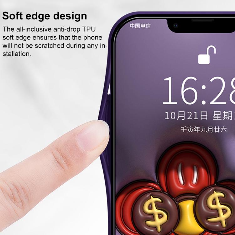 Liquid Glass TPU Soft Edge Shockproof Phone Case, For iPhone XR, For iPhone XS Max, For iPhone 7 Plus / 8 Plus