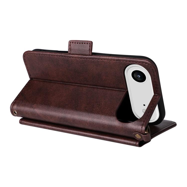 Multi-card Slots Crossbody Cowhide Leather Phone Case, For iPhone Air, For iPhone 16 Pro Max, For iPhone 16 Pro, For iPhone 16 Plus