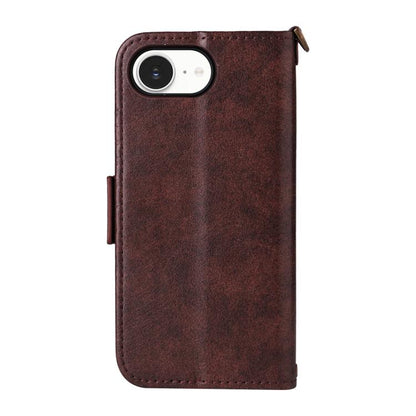 Multi-card Slots Crossbody Cowhide Leather Phone Case, For iPhone 16e, For iPhone 16 Pro Max, For iPhone 16 Pro, For iPhone 16 Plus