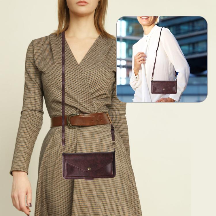 Multi-card Slots Crossbody Cowhide Leather Phone Case, For iPhone 16, For iPhone SE 2022 / 2020 / 8 / 7