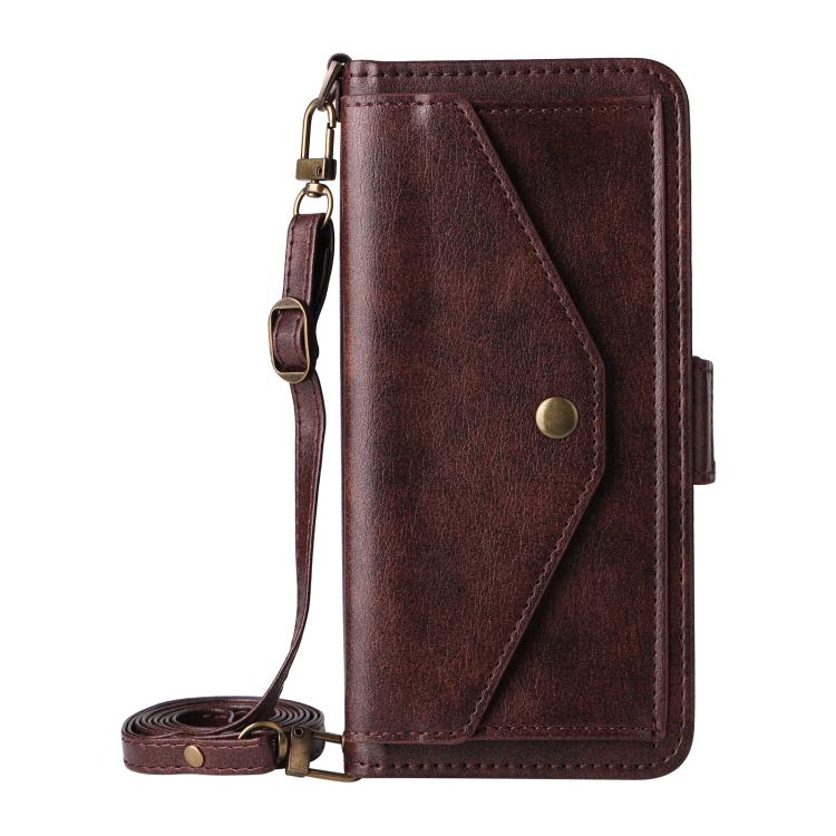 Multi-card Slots Crossbody Cowhide Leather Phone Case, For iPhone 17 Pro Max, For iPhone 17 Pro, For iPhone 17, For iPhone Air