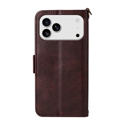 Multi-card Slots Crossbody Cowhide Leather Phone Case, For iPhone 17 Pro Max, For iPhone 17 Pro, For iPhone 17, For iPhone Air