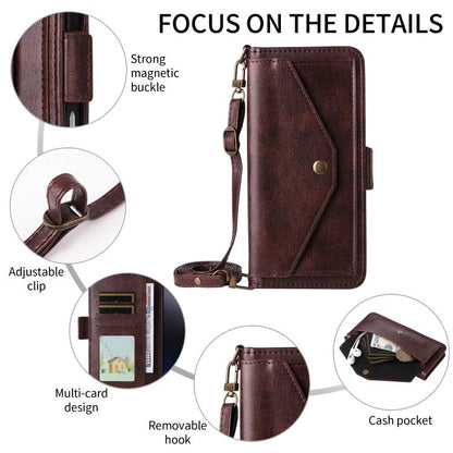 Multi-card Slots Crossbody Cowhide Leather Phone Case, For iPhone 18 Pro / 17 Pro, For iPhone 18 Pro Max / 17 Pro Max, For iPhone 17e / 16e, For iPhone 17