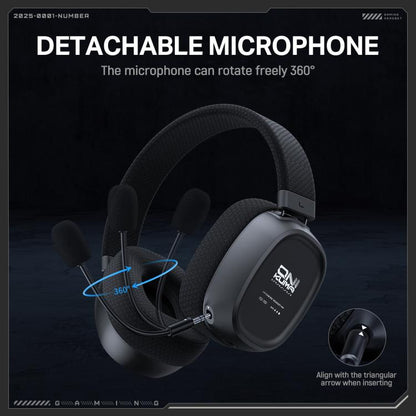 ONIKUMA GT839 Bluetooth 5.4 2.4G Wired E-sports Game Headset