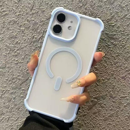Semi-transparent Skin Feel Frosted MagSafe Phone Case, For iPhone 12 Pro, For iPhone 11 Pro Max, For iPhone 11