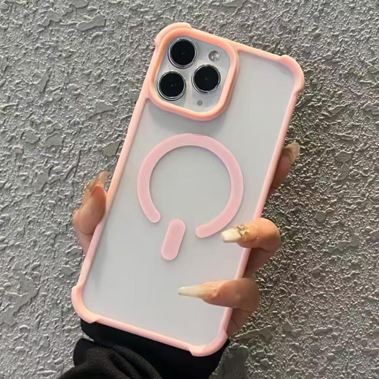 Semi-transparent Skin Feel Frosted MagSafe Phone Case, For iPhone 12 Pro, For iPhone 11 Pro Max, For iPhone 11