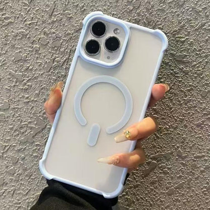 Semi-transparent Skin Feel Frosted MagSafe Phone Case