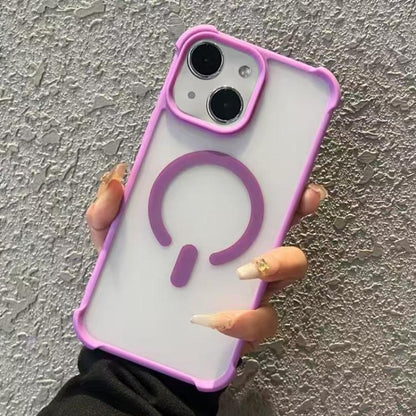 Semi-transparent Skin Feel Frosted MagSafe Phone Case