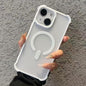 Semi-transparent Skin Feel Frosted MagSafe Phone Case, For iPhone 14 Plus, For iPhone 14, For iPhone 14 Pro
