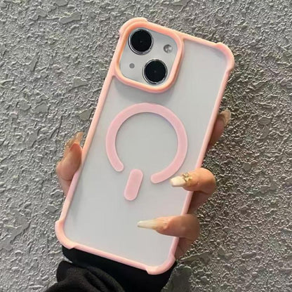 Semi-transparent Skin Feel Frosted MagSafe Phone Case